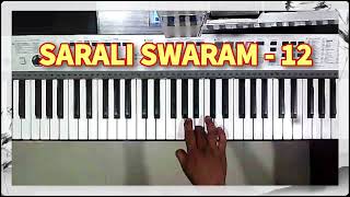 SARALI SWARAM - 12 ON KEYBOARD  సరళీ స్వరం - 12 🎹 CALL - 9848940122 FOR ONLINE CLASSES.