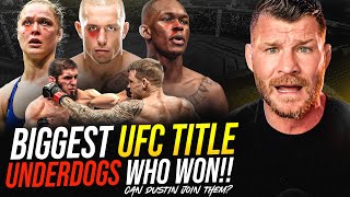 BISPING: The BIGGEST UFC Title Upsets in History | Can Dustin JOIN The List After UFC 302?