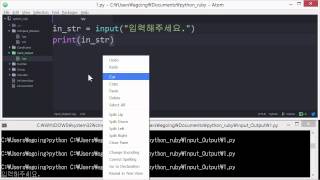 Python \u0026 Ruby - 입력과 출력 1 : 기본