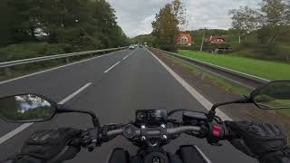 Swift czech twisties on Honda CB650R! 4K RAW Akrapovič