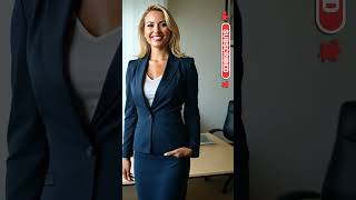 YOUNG BLONDE LADIES IN BUSINESS SUITS VOL.23 VIDEO SLIDESHOW #blondebusiness #officeladies #shorts