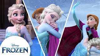 Elsa and Anna Unforgettable Moments | Frozen