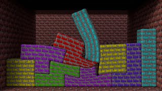 Minecraft Style | Remake: Softbody Tetris V31 ❤️ C4D4U