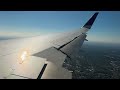 United Airlines 767-300 Landing in Newark EWR