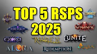 My Top 5 Runescape Private Servers 2025! (TOP 5 BEST RSPS)