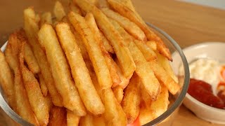Super Crispy, Only 2 Potatoes, Crispy French fries Potato Recipes