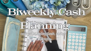 My First Biweekly Cash Planning | Budget With me $680 | Cash Envelope System