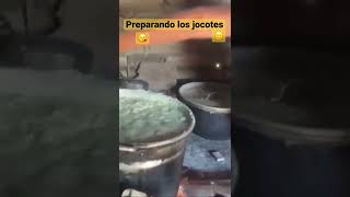 Preparando jocotes