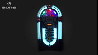 Graceland XXL Jukebox (Lichteffekte) by auna