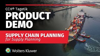 CCH® Tagetik Supply Chain Planning