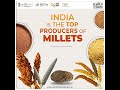 World Food India has prioritized the promotion of #Millets (Shree Anna) | #worldfoodindia2023