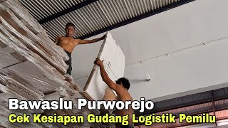 Cek Kesiapan Gudang Logistik Pemilu 2024