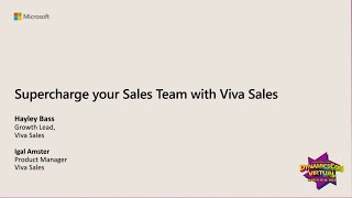 Supercharge your sales team with Viva Sales ​| Microsoft Customer Success Day