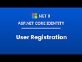 User Registration in Asp.Net Core Identity