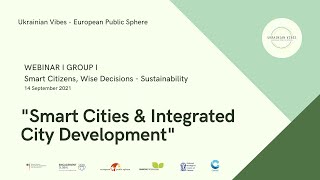 Webinar on Smart cities \u0026 integrated city development