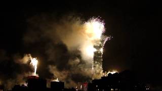 2011 Taipei 101 New Year's Eve Fireworks complete HD 台北101煙火