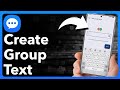 How To Create And Send Group Text On Android
