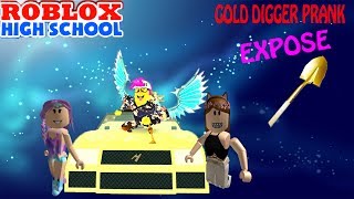 Roblox Exposing Gold Digger In Anime High School - exposing cheaters in roblox roblox social experiment