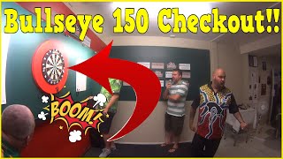 AMAZING 150 Bullseye Checkout - Kyle Anderson - 1st Time Ever Seen On Video!