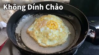 Mẹo rán trứng gà. Chiên trứng ngon không bị dính chảo