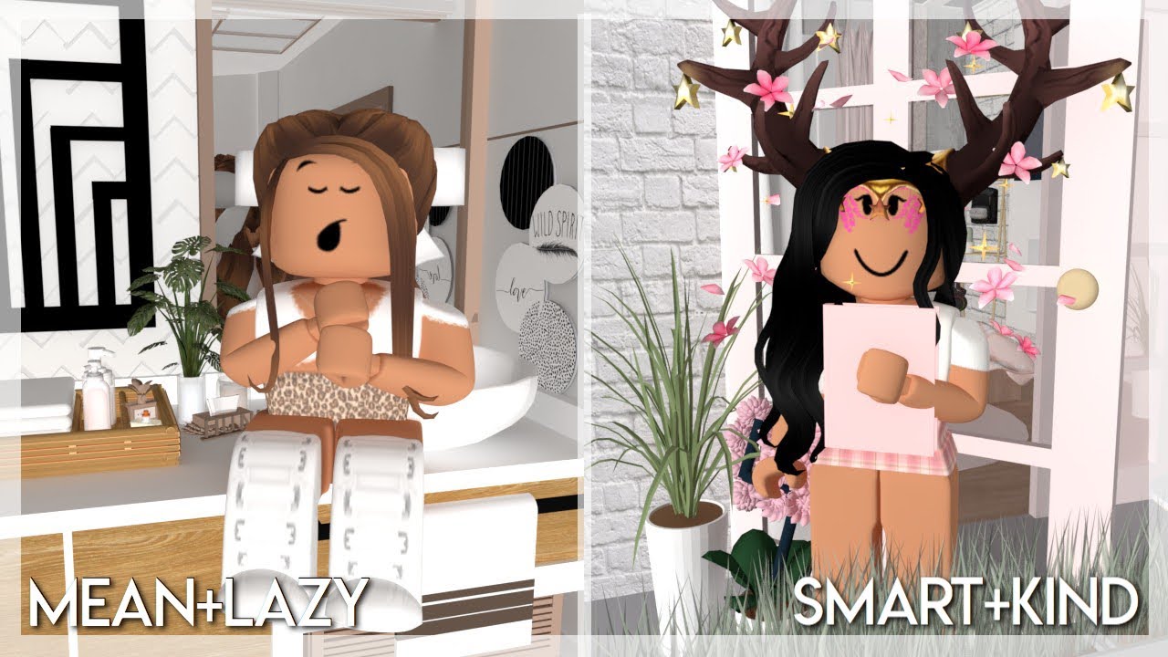 Opposite Sisters Daily Routine Bloxburg Roleplay Youtube