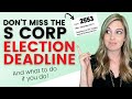 S Corp Election Guide: Deadlines and Filing Tips