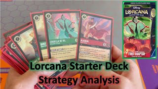 Lorcana Starter Deck Strategy Analysis - Ruby Emerald