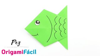🐠 Cómo hacer un pez de papel muy fácil de origami