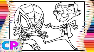 Spiderman Meets Mr Bean Coloring Pages/IPad Pro Coloring/Elektronomia - Energy [NCS Release]