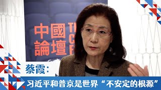 蔡霞：习近平和普京是世界“不安定的根源”