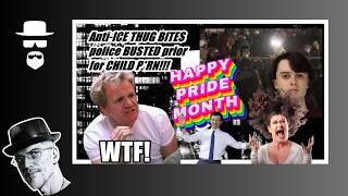 ICE HATER BITES COP BUSTED PRIOR FOR CHILD P*RN...WTF???