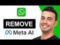 How To Remove Meta AI on WhatsApp iPhone | Quick Tutorial (2025)