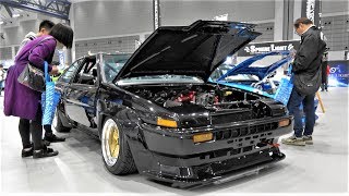 国際情報工科自動車大学校 WiZ CONCEPT Ⅻ-2 EJ86 (TOYOTA SPRINTER TRUENO AE86) - 東北カーフェスティバルin 仙台 2018【4K】