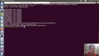 FASTER installs postgresql and pgadmin4 using docker