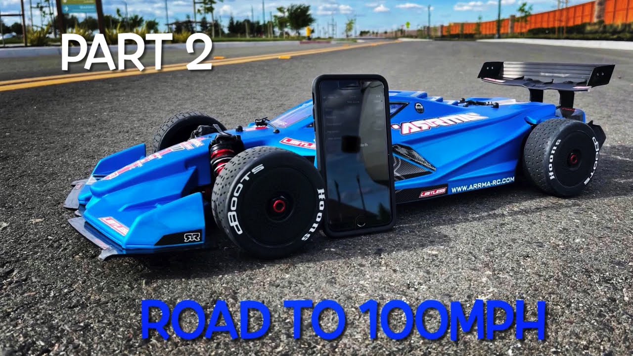 Arrma Limitless Speed Test Road To 100mph Part 2 Youtube
