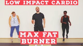 LOW IMPACT home cardio workout - fat burner - NO EQUIPMENT!