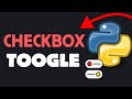 Python Panel Web App Tutorial #6 | Working with Checkbox and Toggle in Panel