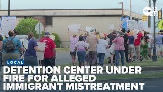 Advocates rally to close Etowah County Detention Center and the release of detained immigrants