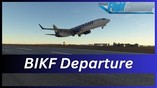 BIKF Departure - MSFS