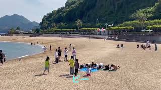 すなみ海浜公園にて　ビーチフラッグ🚩