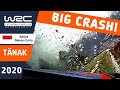 TÄNAK onboard CRASH! Rallye Monte-Carlo 2020. Huge Rally Crash!