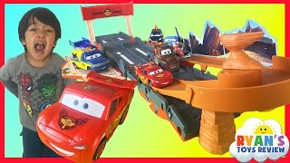 Disney Cars Lightning McQueen Toys Transforming Drift Race Track