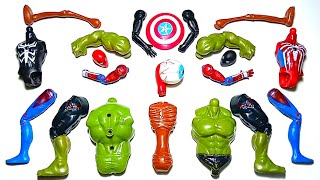 ASSEMBLE SUPERHERO TOYS SPIDER-MAN, HULK, SIREN HEAD, MILES MORALES AVENGERS