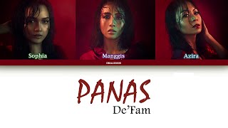 Defam - Panas Lirik Video Lyrics Color Coded  By Dbals5609