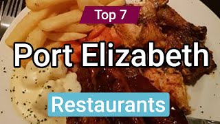 Top 7 Best Restaurants in Port Elizabeth  | South Africa - English