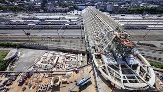 GARE DE MONS -Final - Incremental Launching - Santiago Calatrava