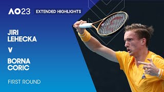Jiri Lehecka v Borna Coric Extended Highlights | Australian Open 2023 First Round