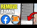 How To Remove Admin From a Facebook Page (Mobile)
