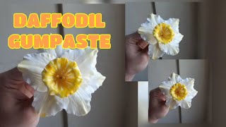 DAFFODIL FLOWER GUMPASTE by Marckevinstyle Vlog 7