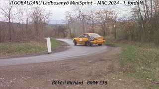 Békési Richárd - BMW E36 II.GOBALDARU Ládbesenyő MiniSprint – MRC 2024 - 1. forduló